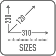 Wymiary nerki Givi GRT732