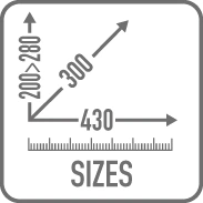 Wymiary torby plecaka Givi XL02B