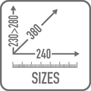 Wymiary torby Givi XL05B