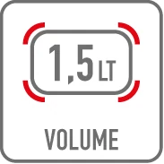 Pojemność torby półtora litra