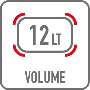 Pojemność plecaka 12 litrów