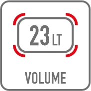 Pojemność torby 23 litry