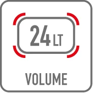 Pojemność 24 litry