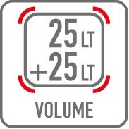 Pojemność jednej torby od 18 do 25 litrów