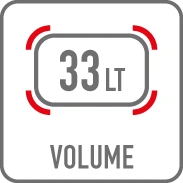 Pojemność torby 33 litry