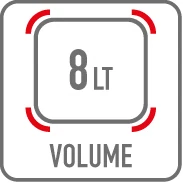 Pojemność nerki 8 litrów